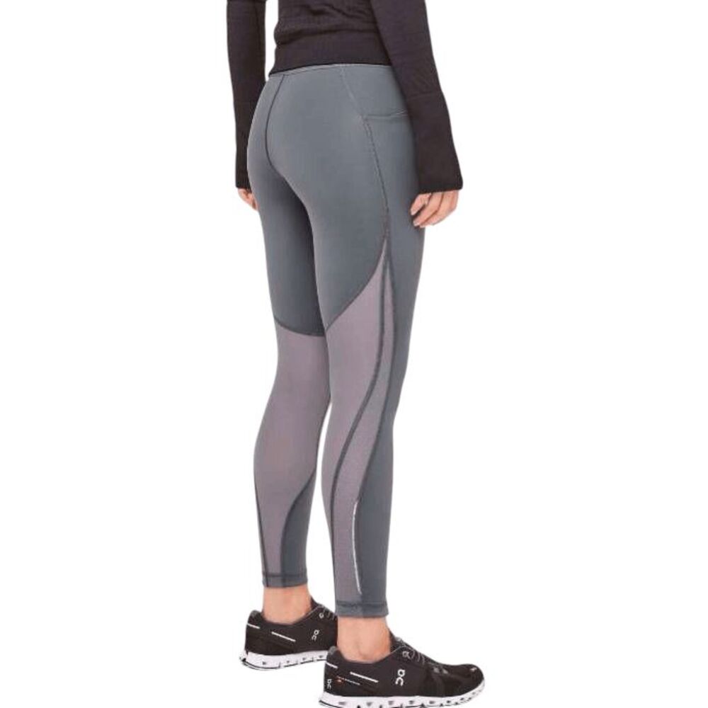 LULULEMON ATHLETICA Run Smoothly 7/8 Tight 25' In Titanium Size 6